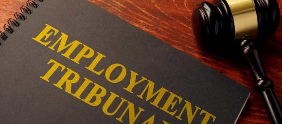 Book with title employment tribunal on front cover